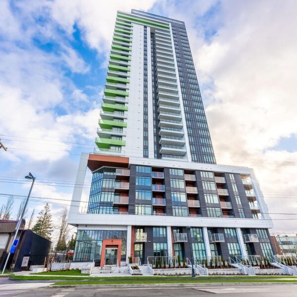 Corner Two Bedroom Suite with View in Surrey Central