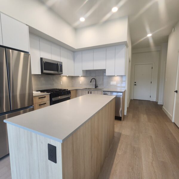 Brand New Top Floor One Bed and Den Condo Corner Unit with AC and Amenities in Langley