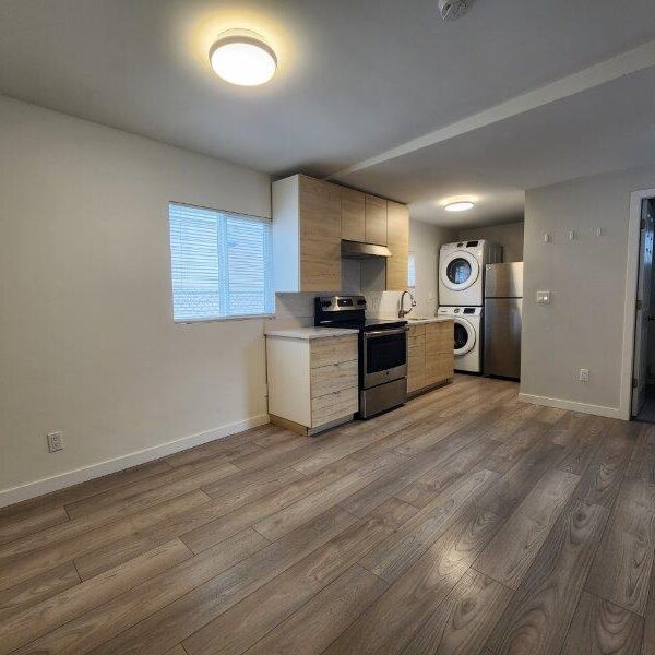 One Bedroom Ground Level Suite Including Utilities and One Parking Space