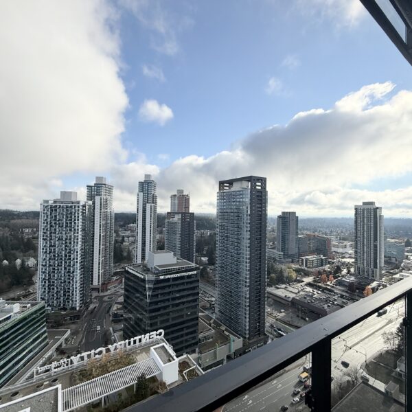 Stunning View. Brand New One Bedroom in Convenient Surrey Central by Skytrain